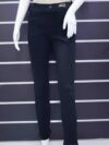 black stretch leggings