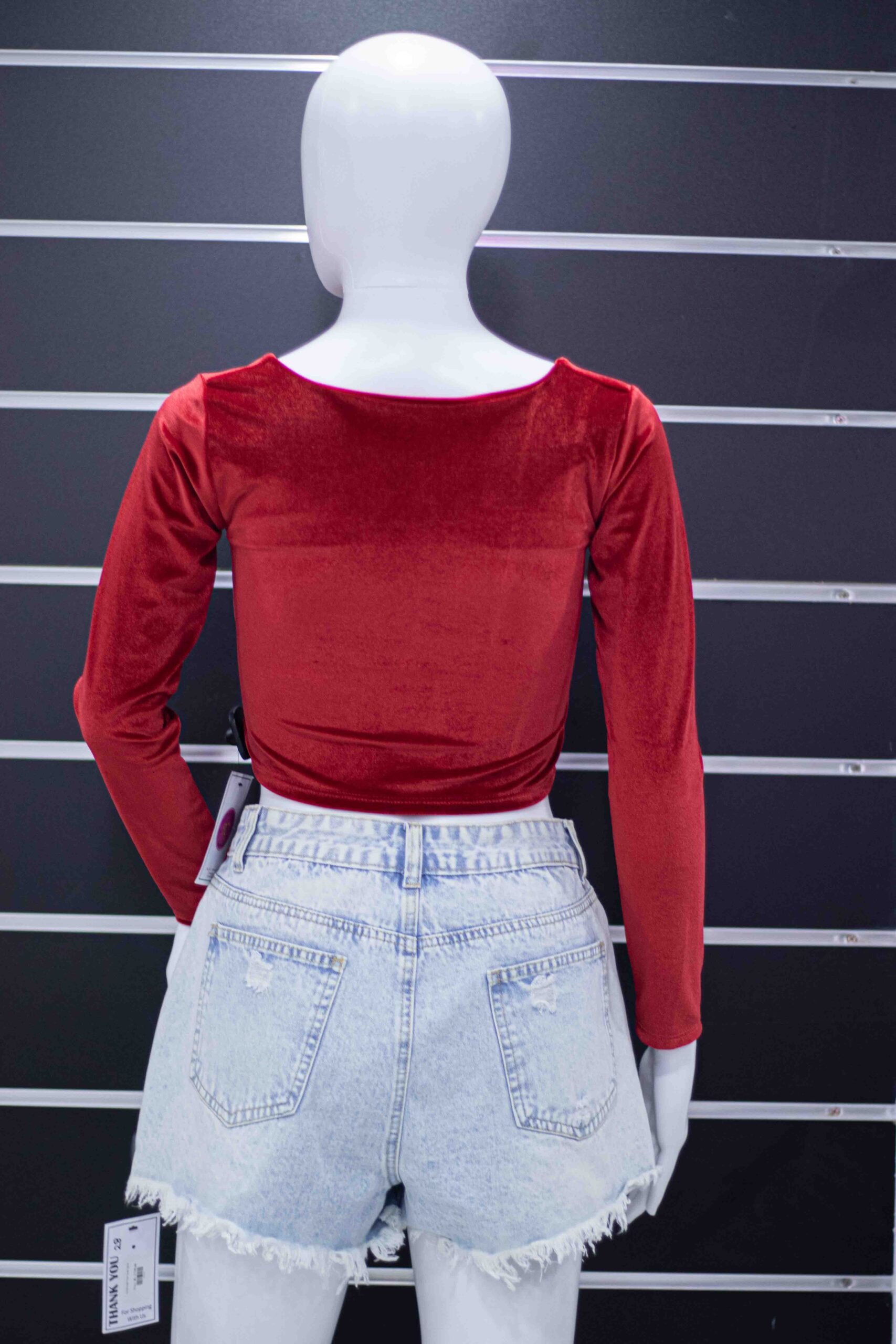 Velvet long sleeve top - Image 8