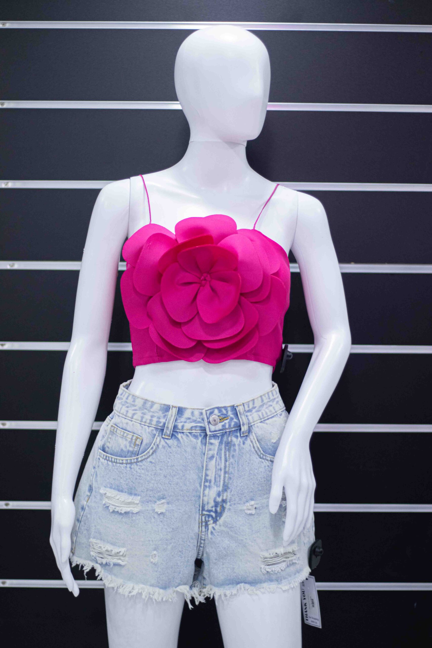 Flower attached top