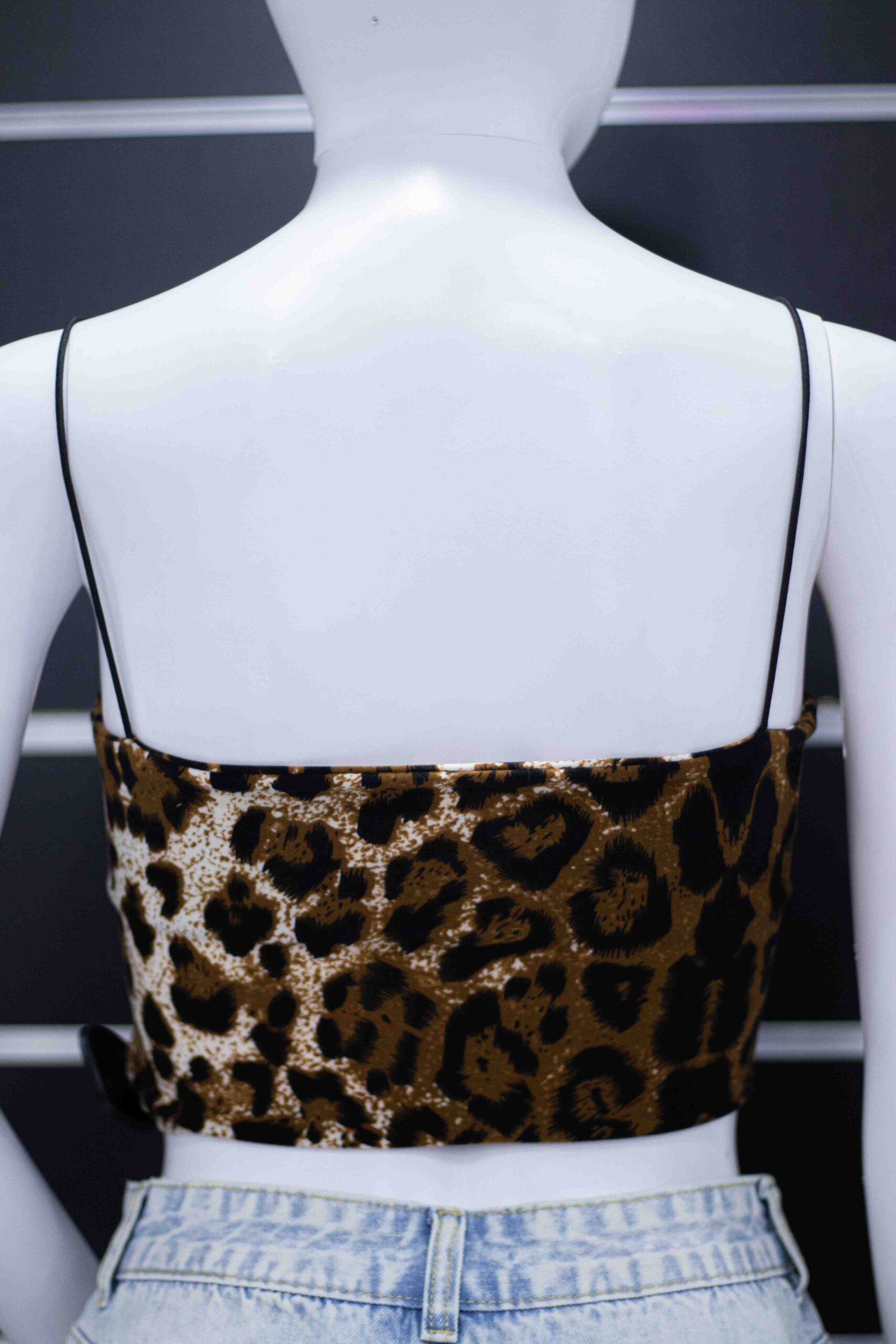 leopard mini crop top - Image 6