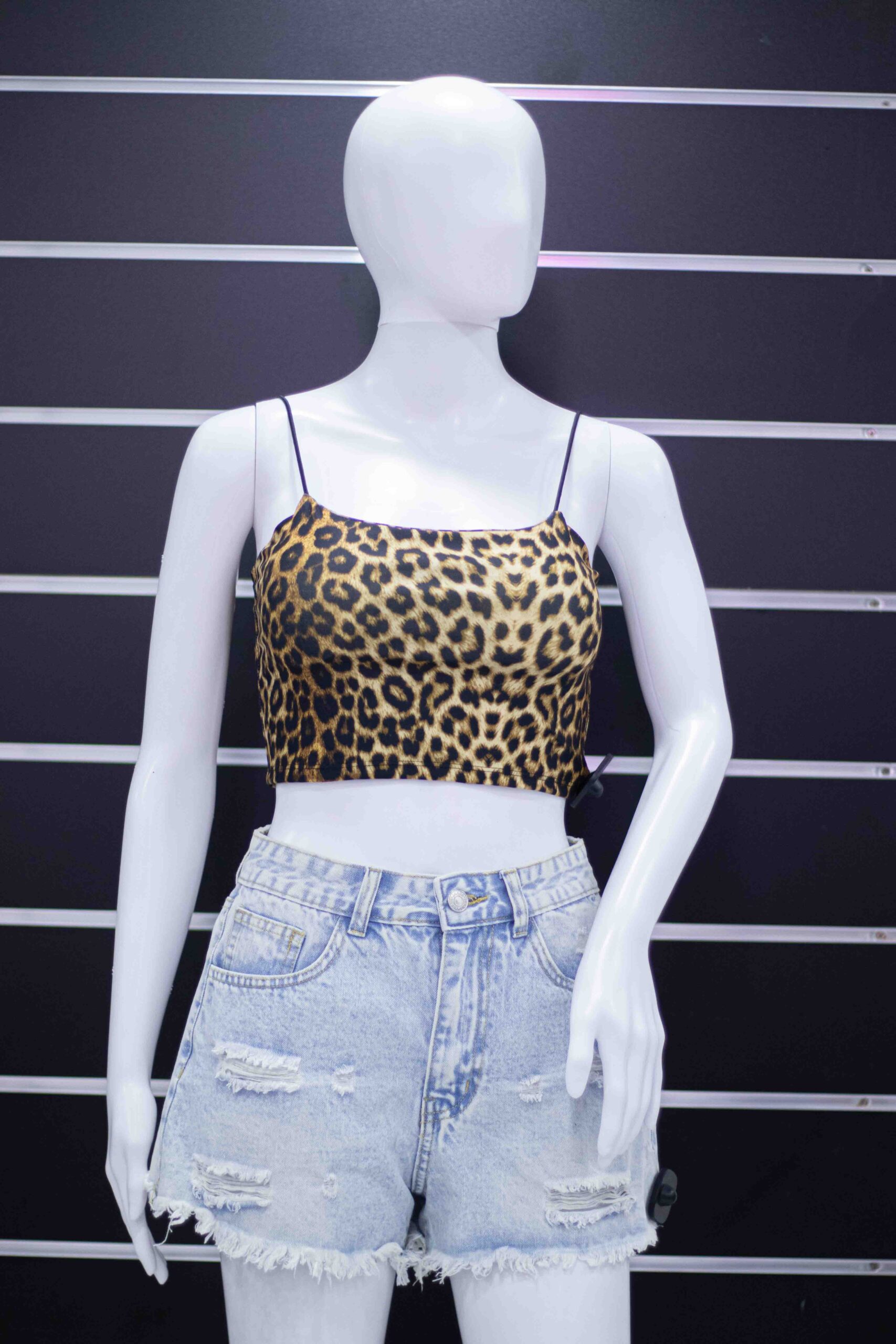 leopard mini crop top - Image 7