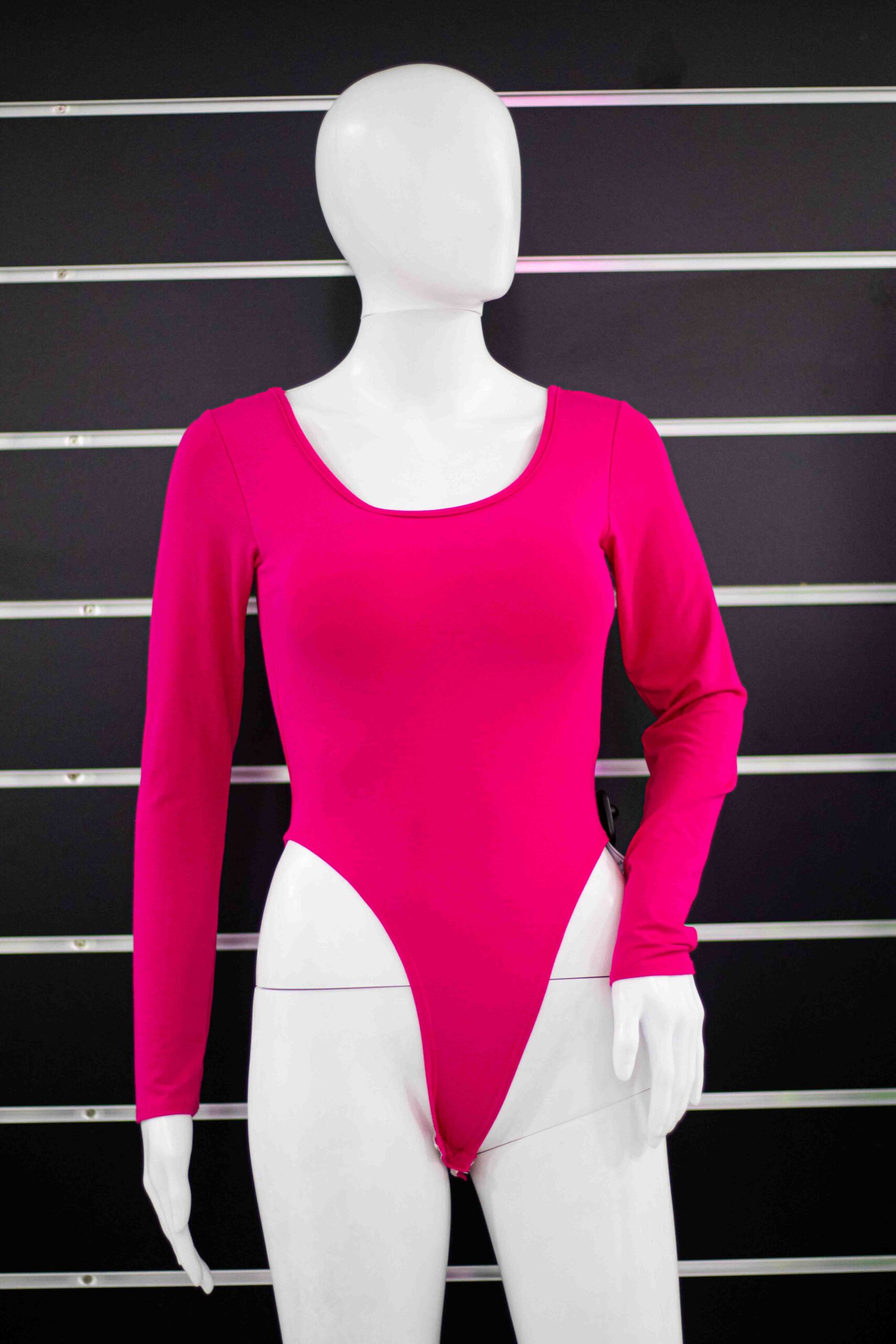 Long sleeve round neck jumpsuit