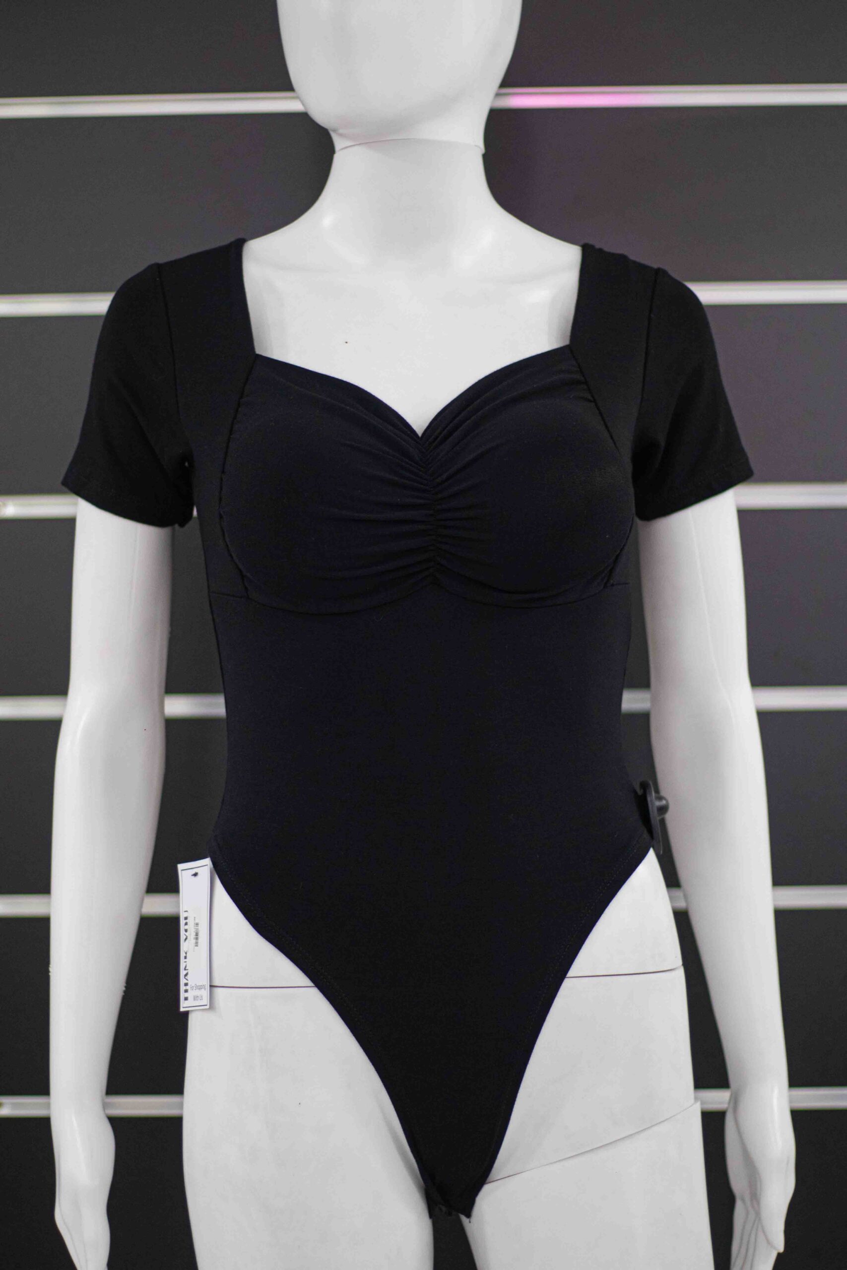 Short sleeve round neck jumpsuit - Image 7
