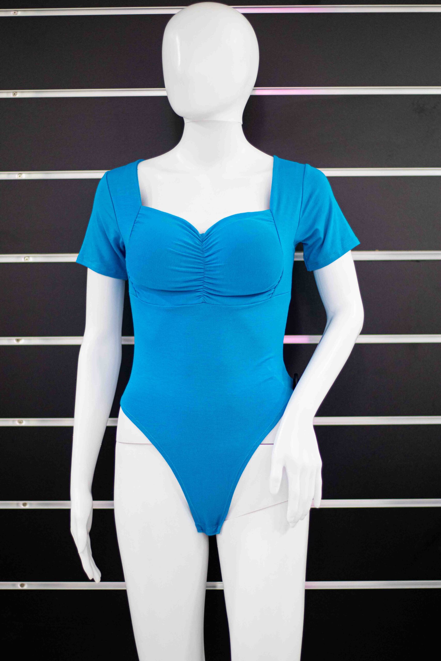 Short sleeve round neck jumpsuit