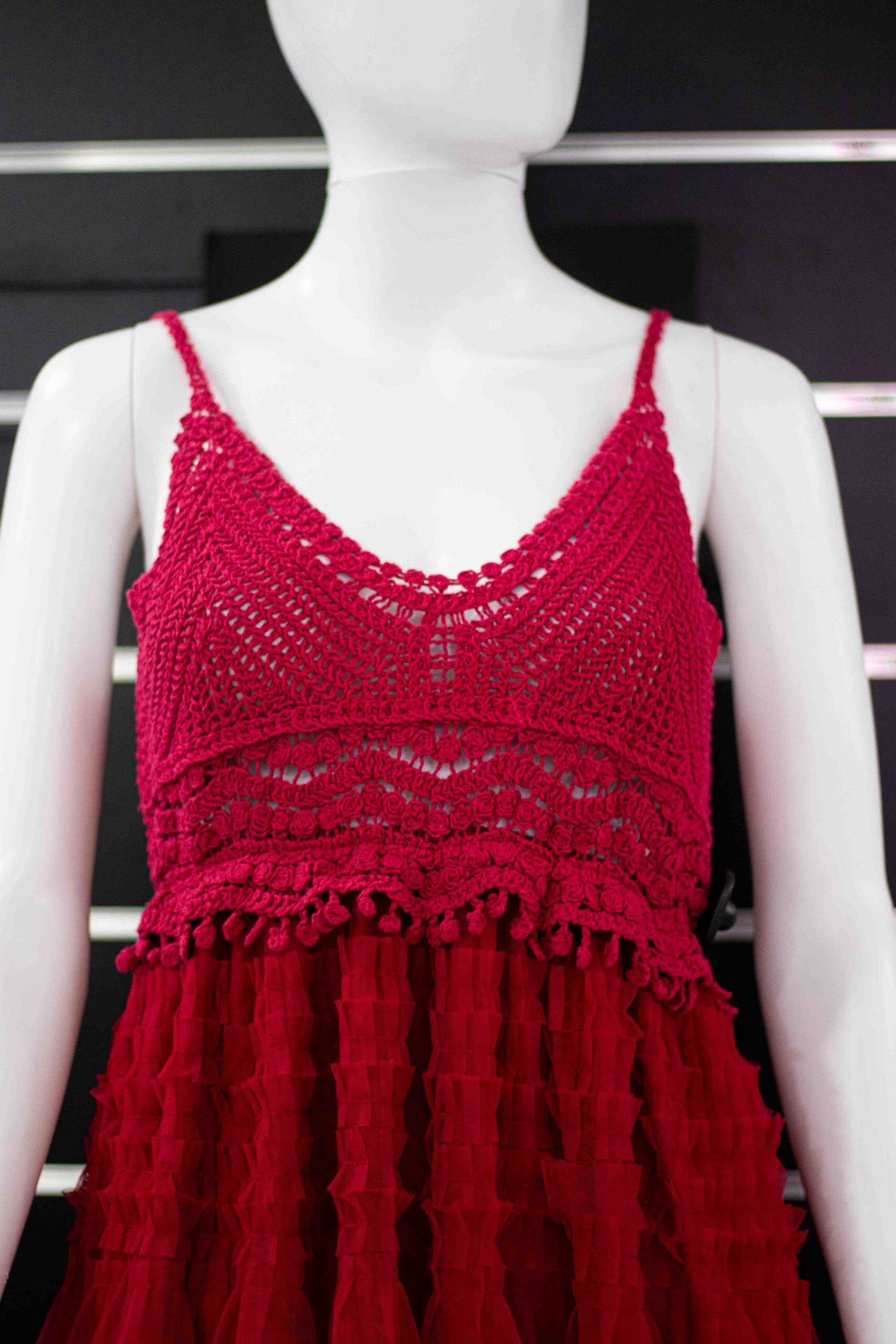 Lase frill maxi dress - Image 4