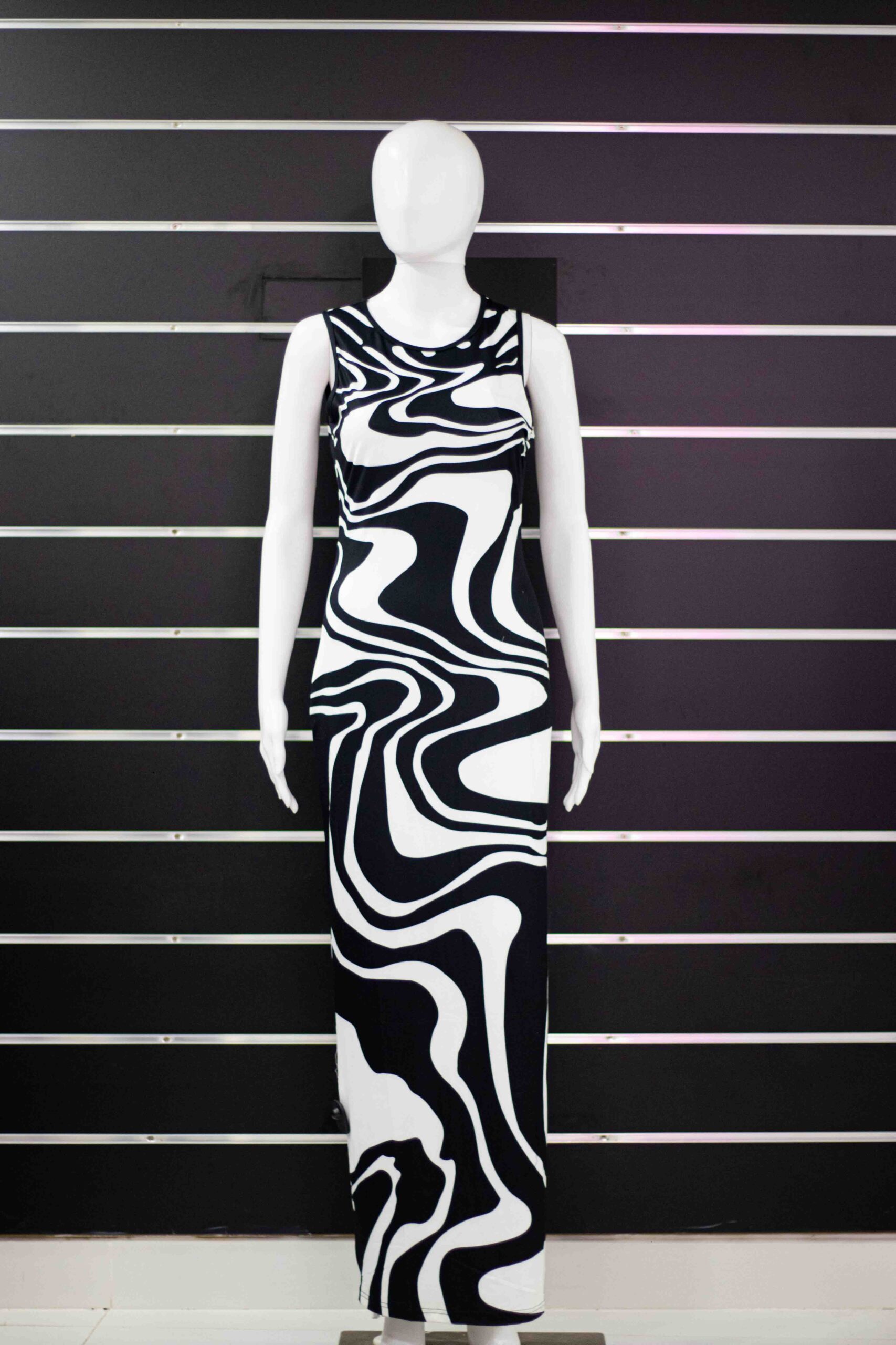 tie dye fitted dress