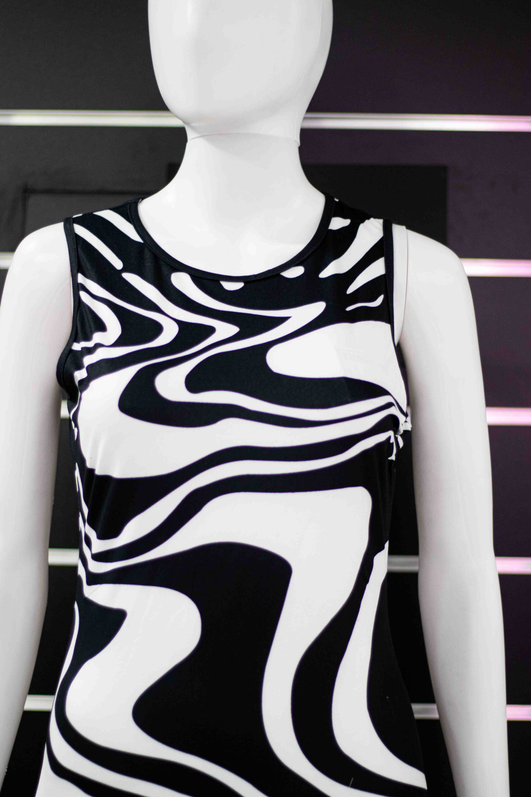 tie dye fitted dress - Image 4