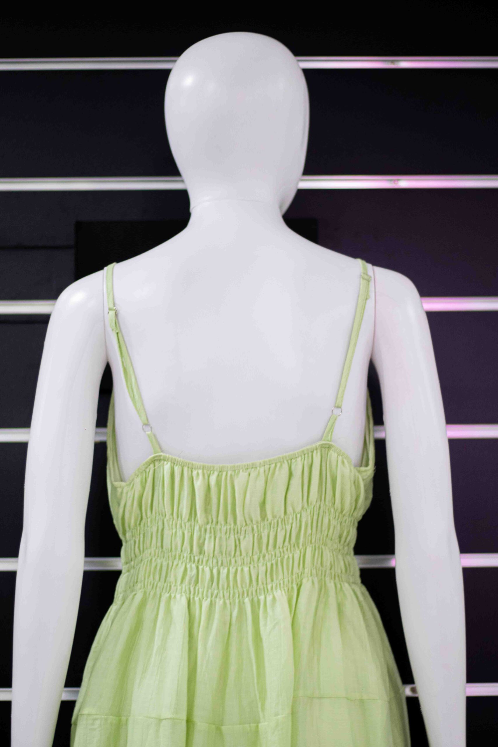 mid gathered long dress - Image 6