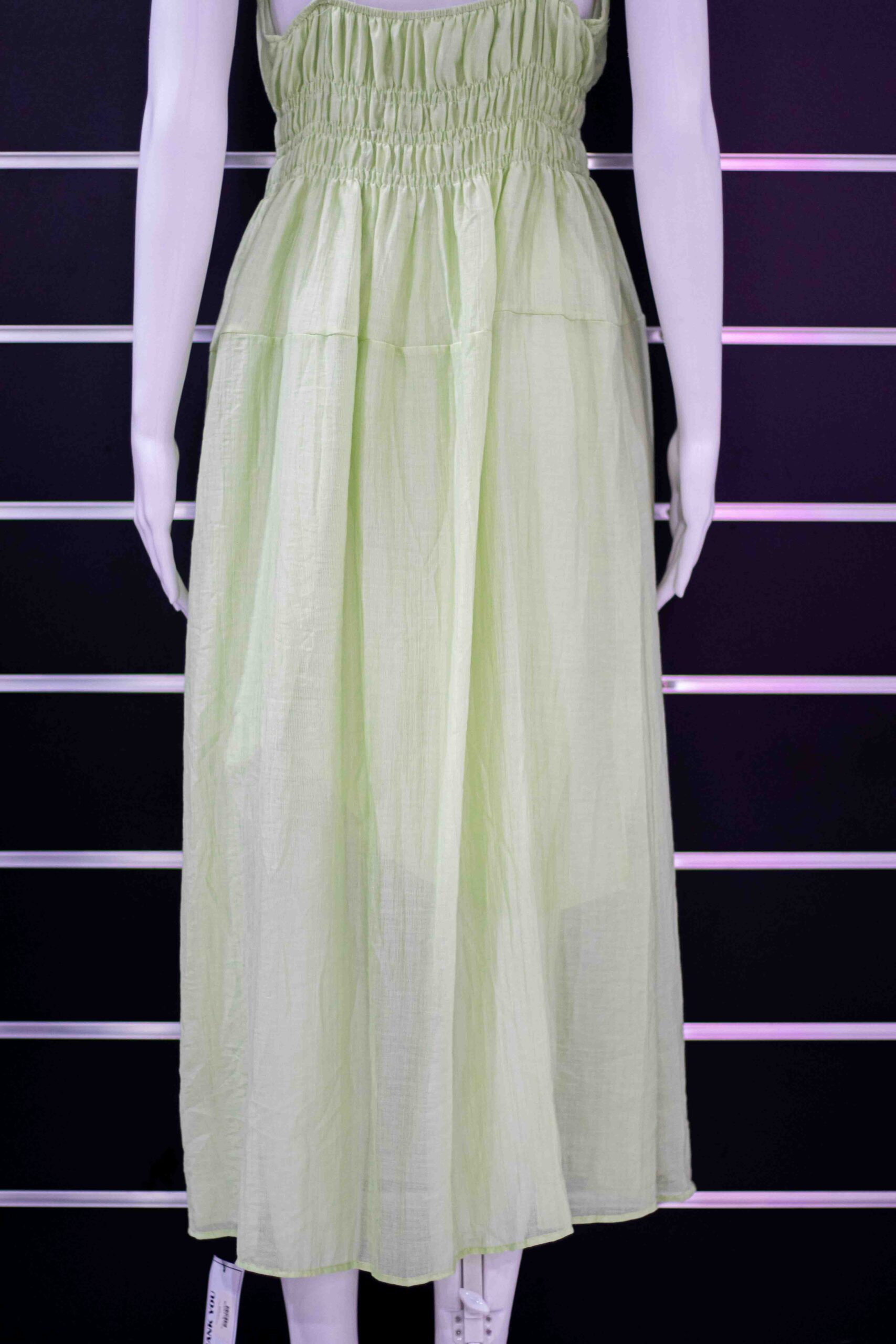 mid gathered long dress - Image 7