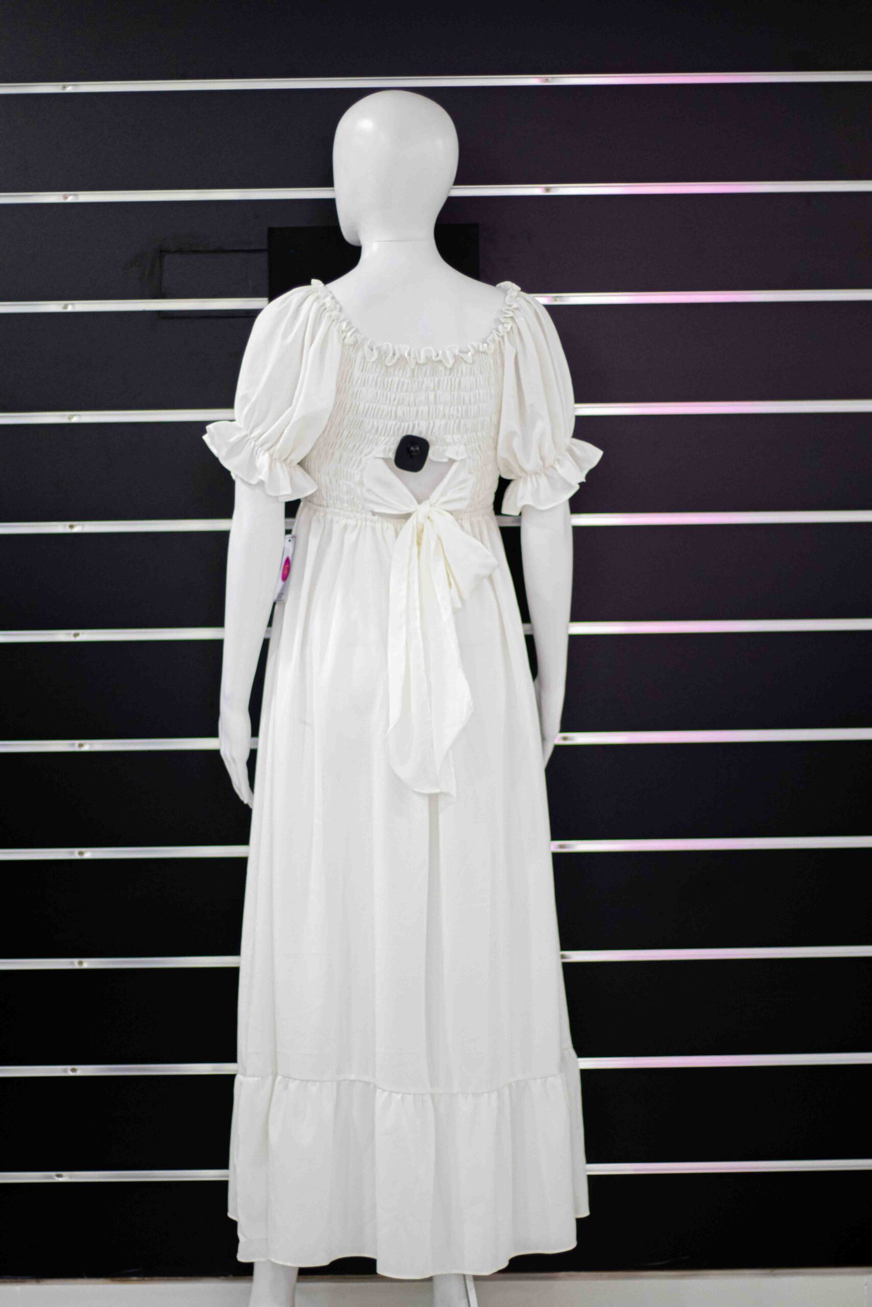 hand gathered fluff long dress - Image 9