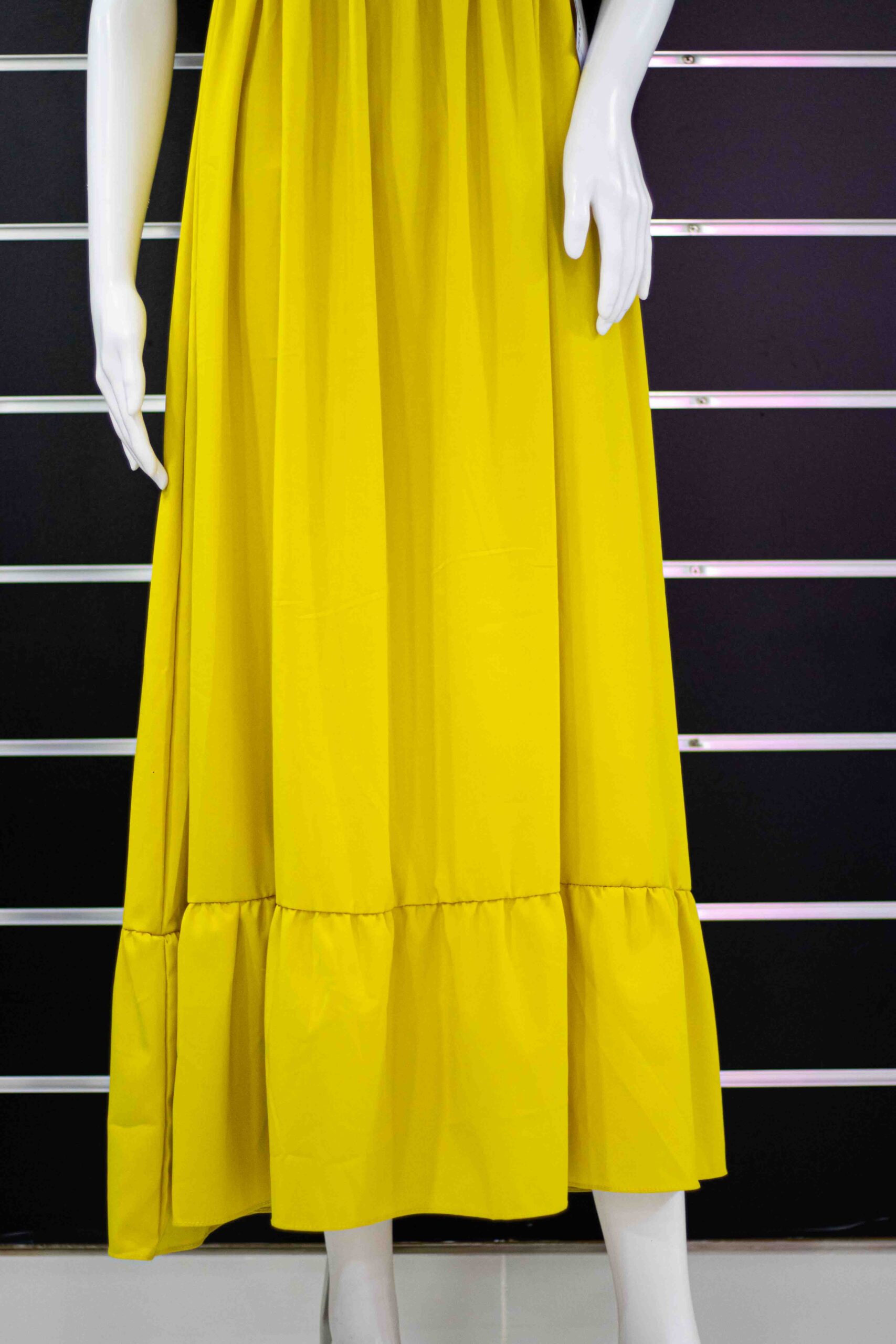 hand gathered fluff long dress - Image 5