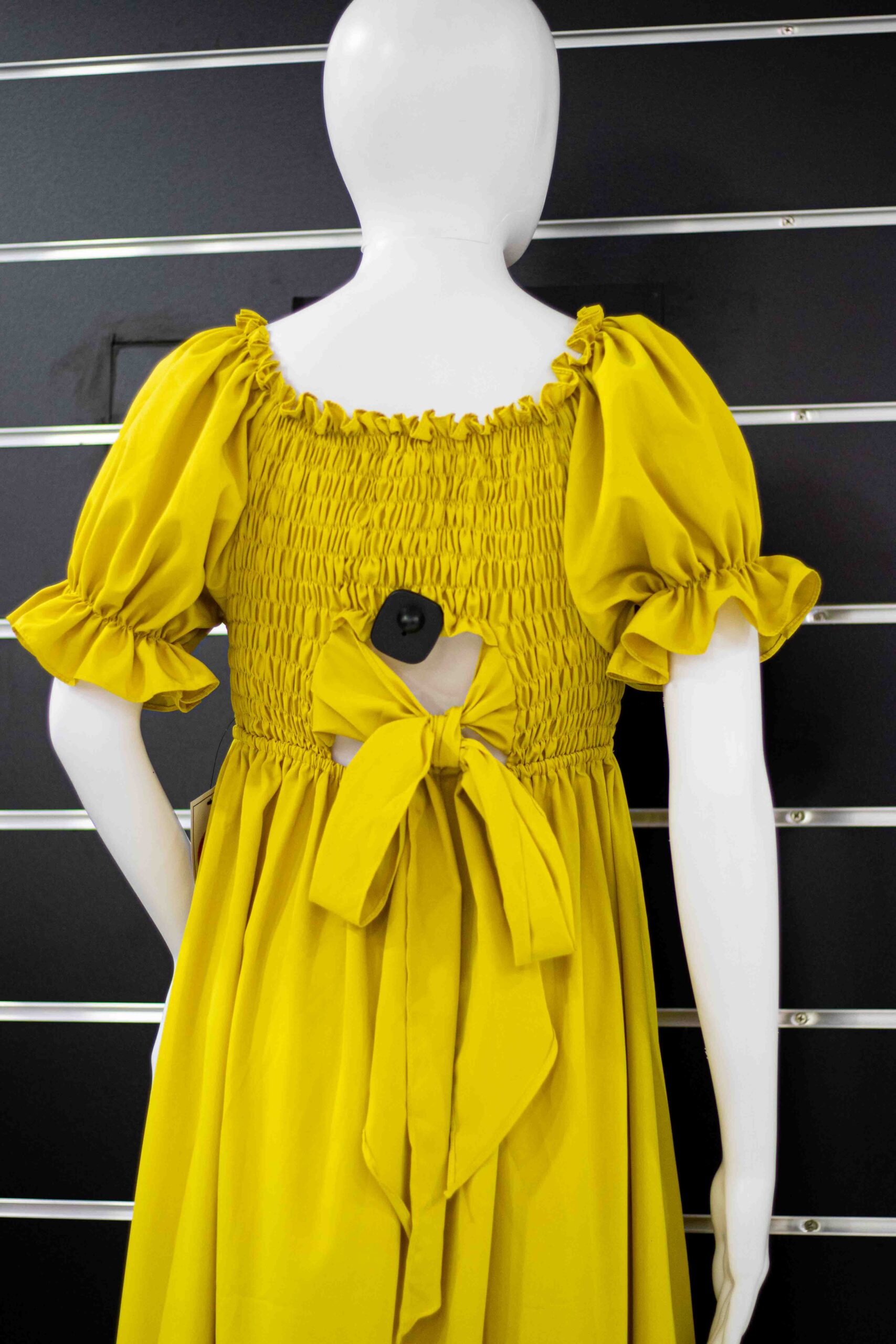 hand gathered fluff long dress - Image 6