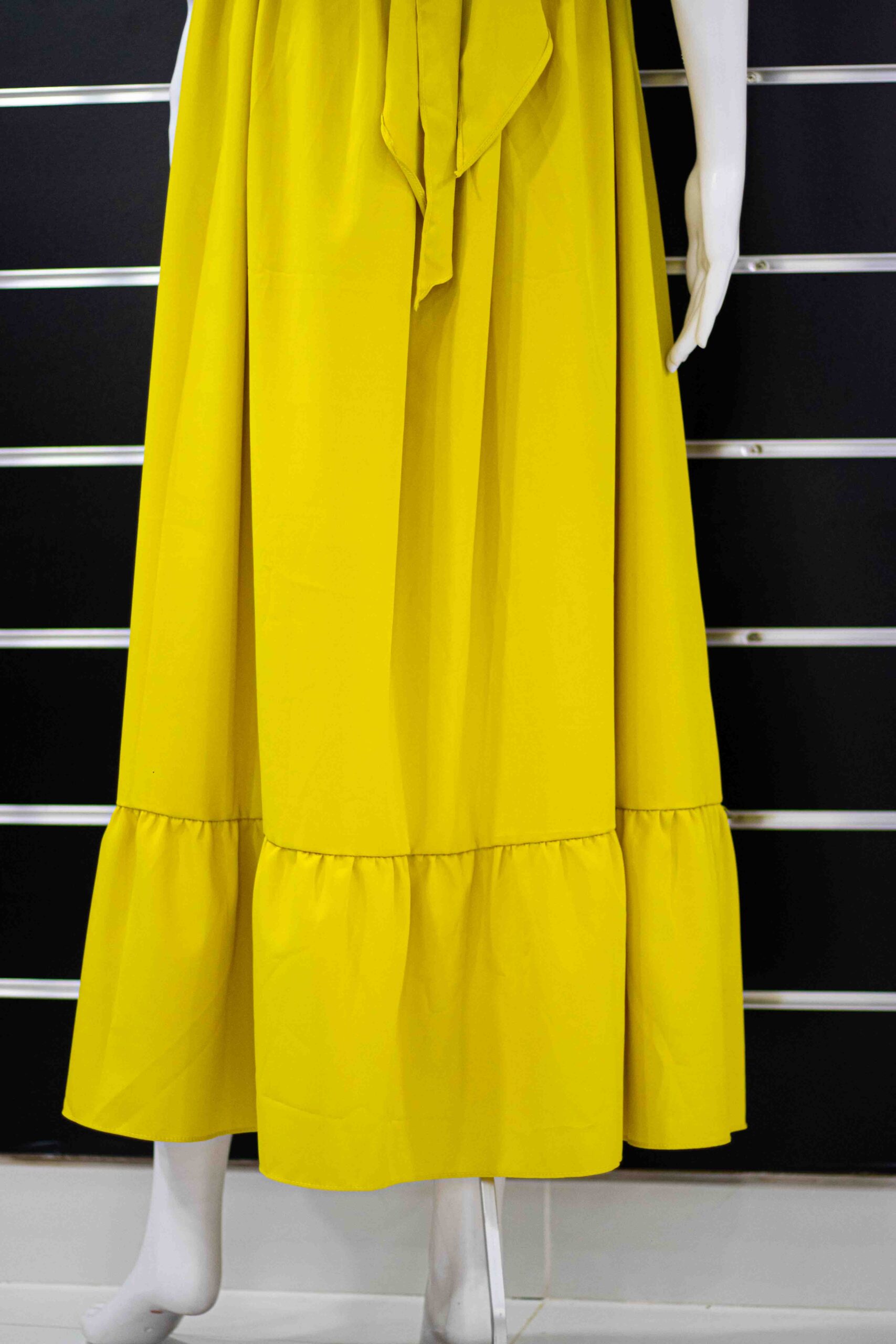 hand gathered fluff long dress - Image 7