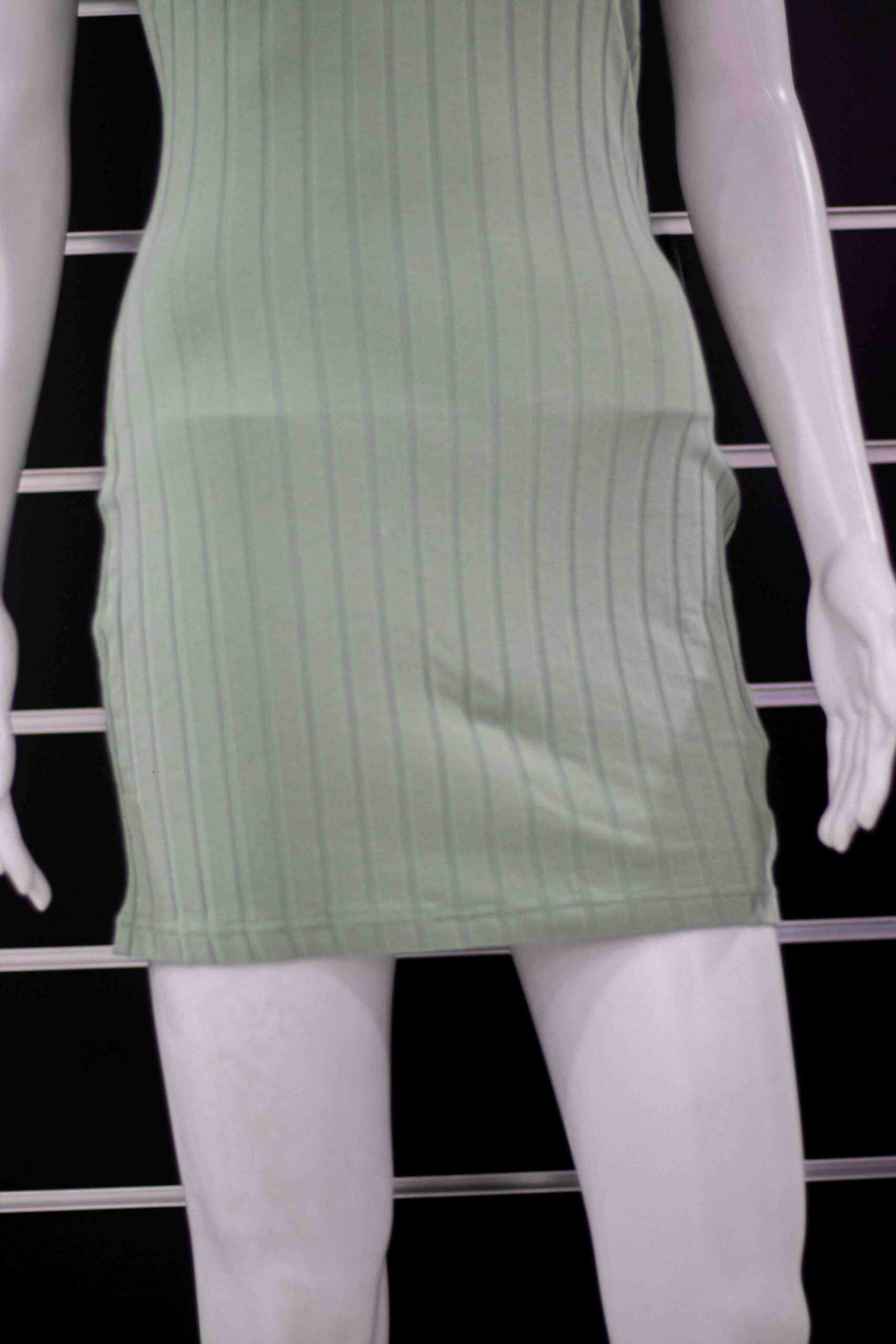 green stirpes bodycon dress - Image 5