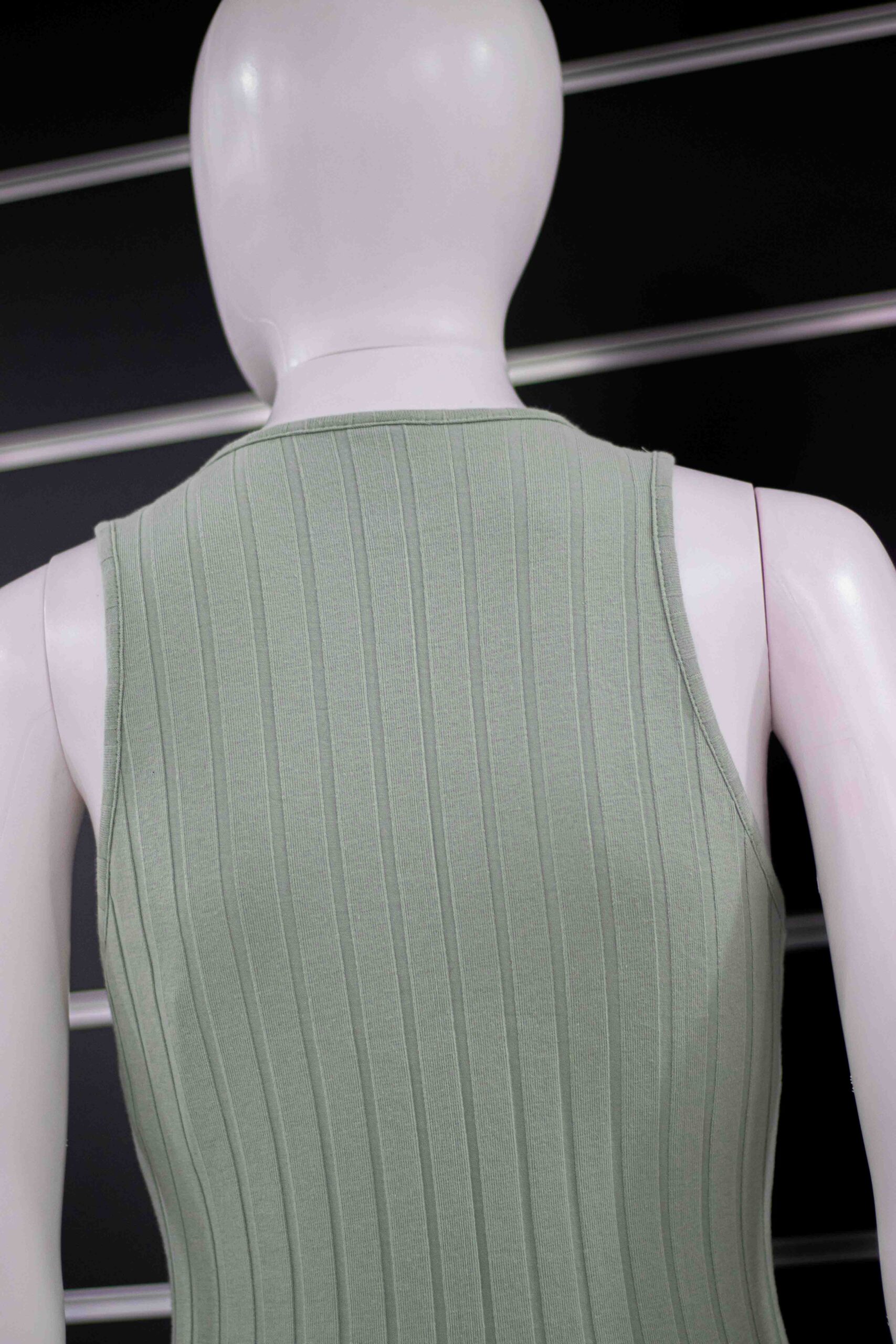 green stirpes bodycon dress - Image 6