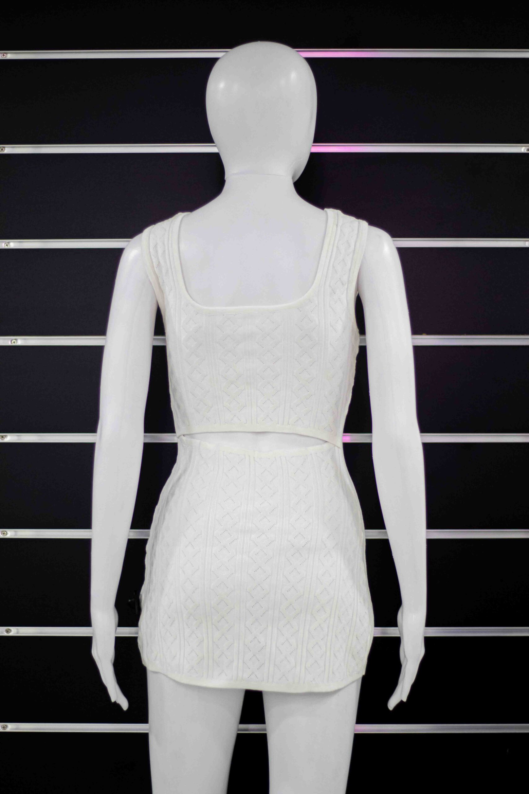back open design short dress - Image 11