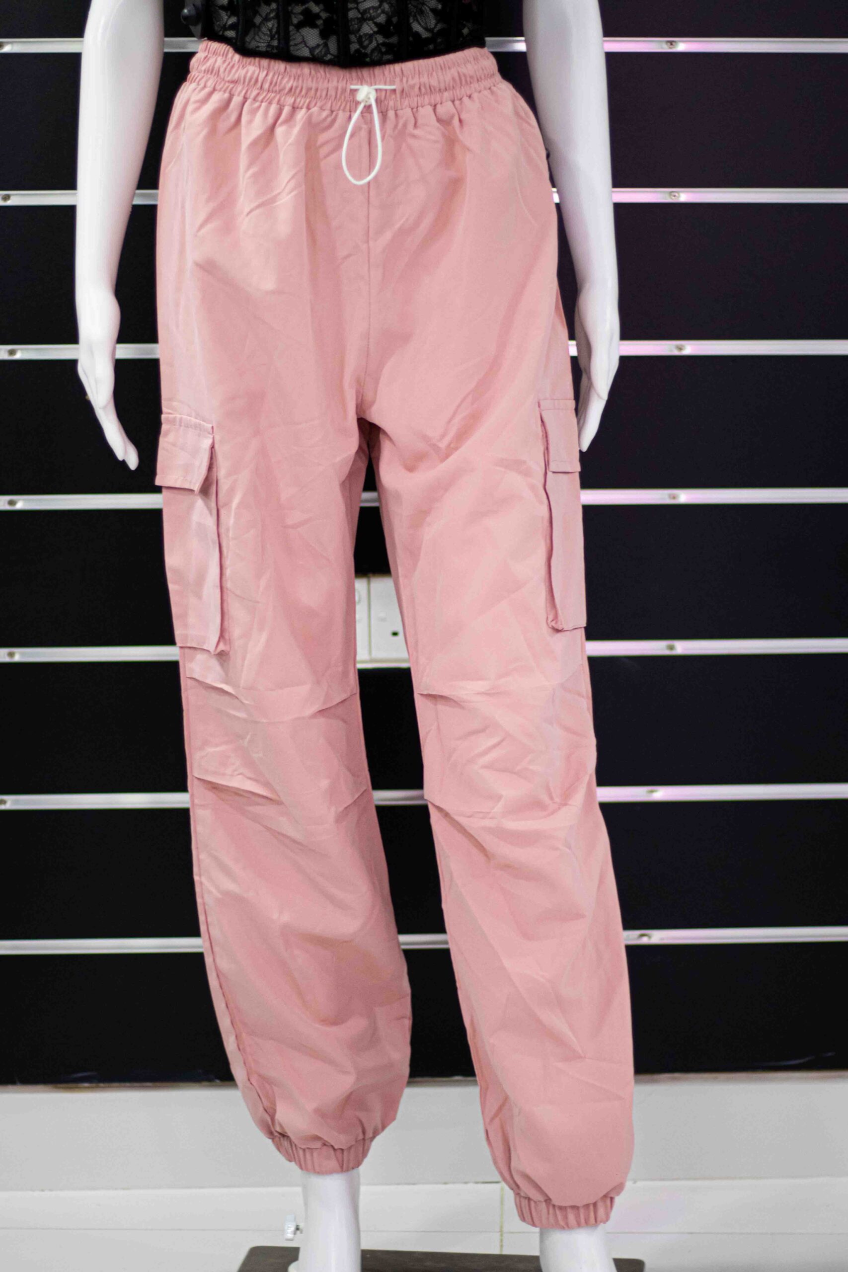 Pink pocket side cargo pants - Image 5