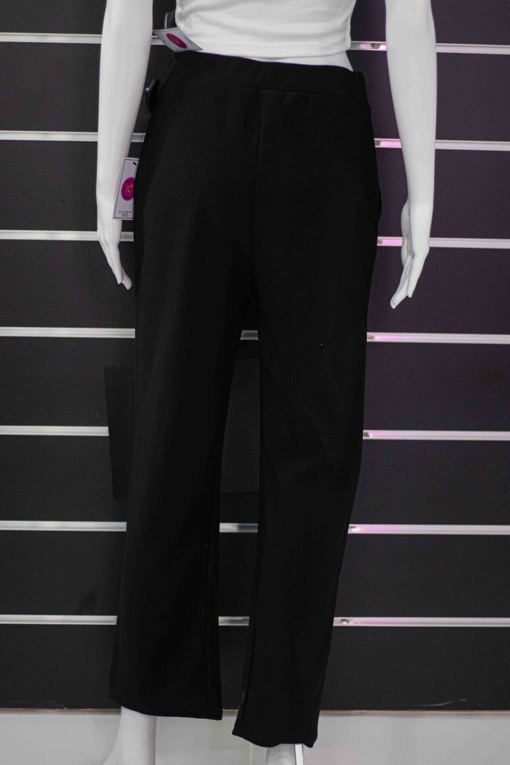 stretch office pant with side buttons - Image 9