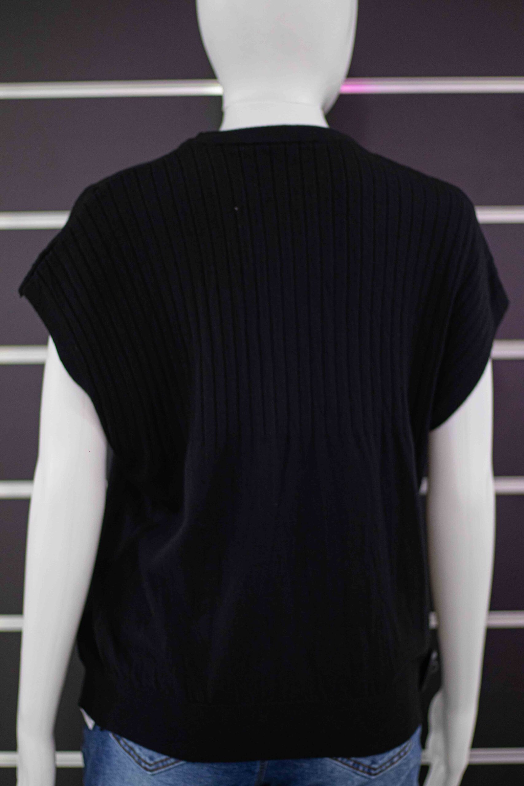 Black Baggy Sweater Top - Image 8