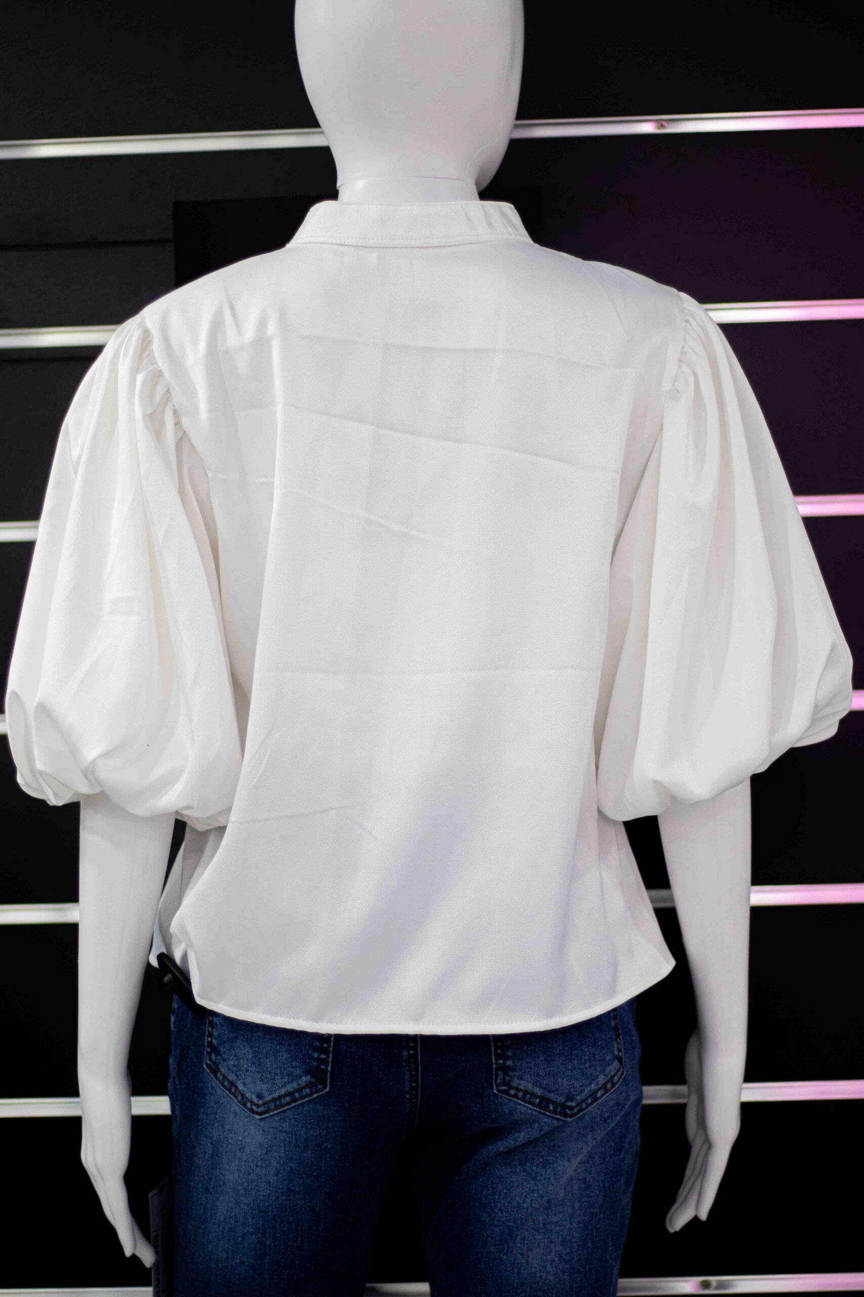 Bucket sleeve colorful blouse - Image 6